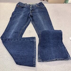 Mudd Jeans Denim Blue Women's Size 5 Bootcut‎ For The Beat Generation Button